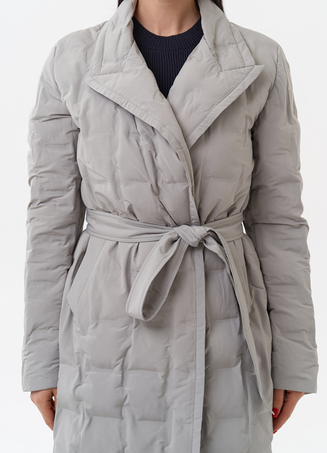 Женское утепленное пальто с английским воротником модель № 29899 универмаг малина