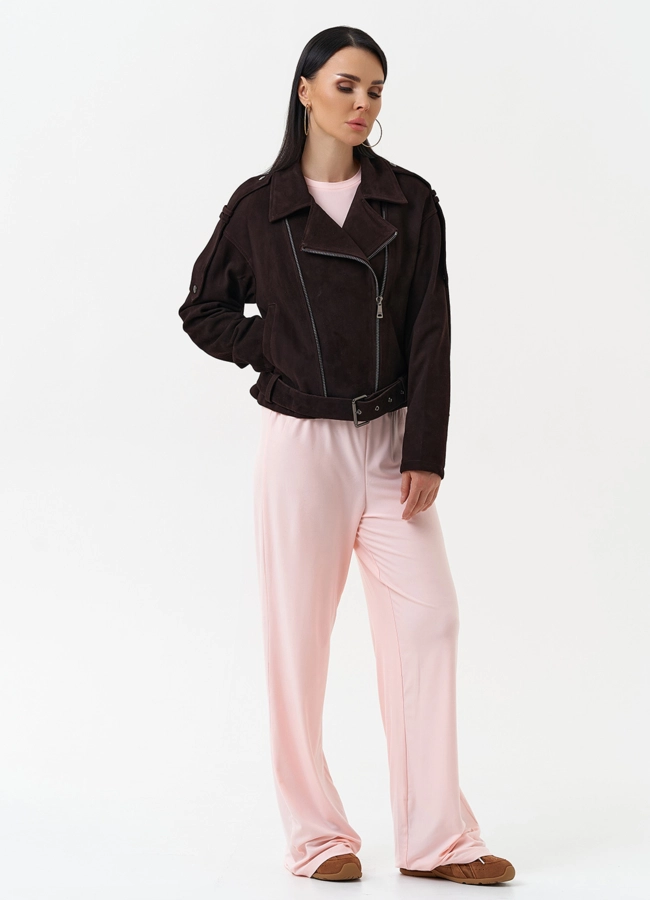 Женская куртка из натуральной замши модель № 30318 универмаг малина