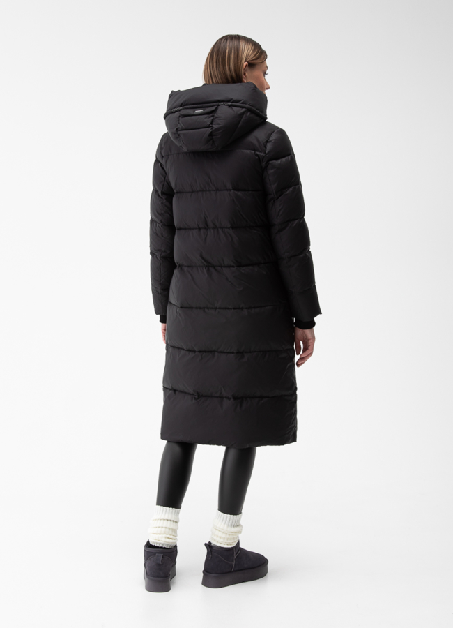 Пуховик женский с капюшоном  модель № 28009 в рассрочку