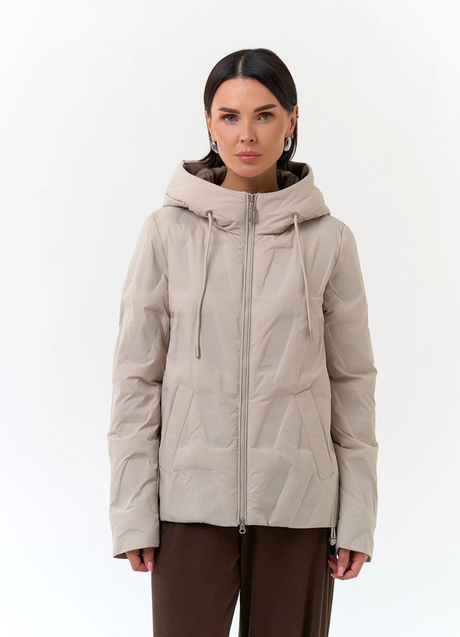 Женская куртка с капюшоном модель № 33789 универмаг малина