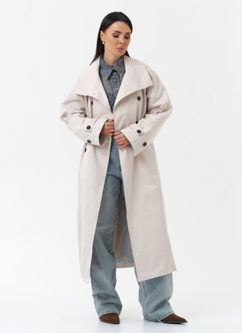 Длинный женский плащ 