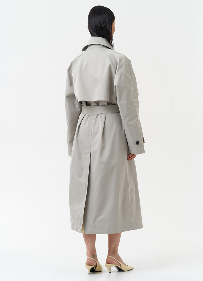 Длинный женский плащ  модель № 30269 в кредит