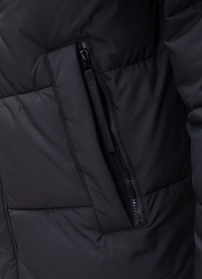 Мужской пуховик с капюшоном  модель № 28003 универмаг малина