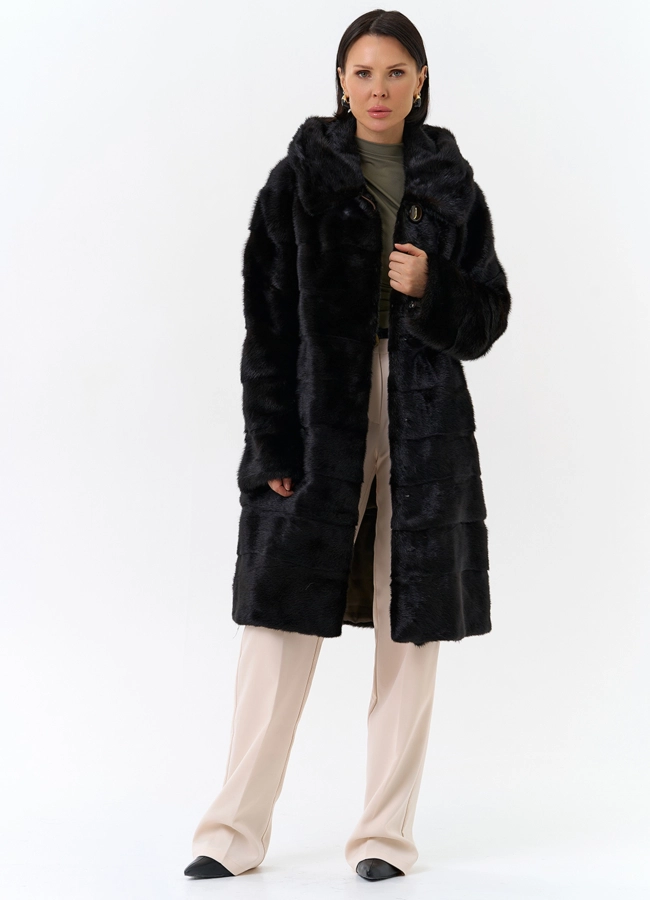 Шуба из норки модель № 29537 универмаг малина